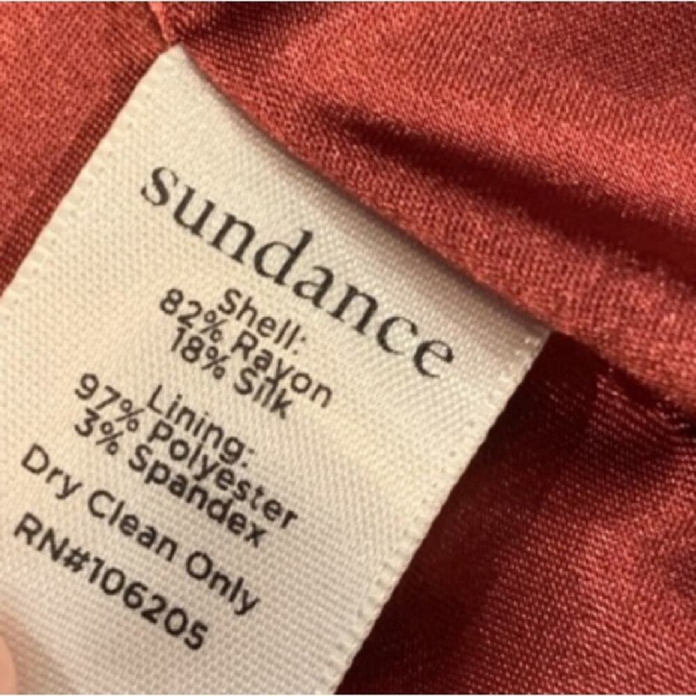 Sundance Wren II Velvet Jacket Maroon Red Burgundy Fall Winter Holiday Rich S - Picture 6 of 6
